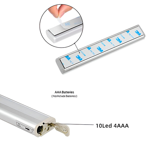 Lumière de Nuit Led sans Fil avec Capteur de Mouvement
