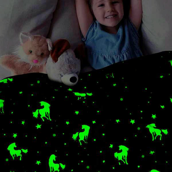 Couverture Lumineuse à Motif D' Étoiles