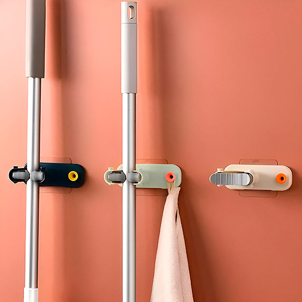 Support Mural pour Ustensiles de Nettoyage (3 Pcs)