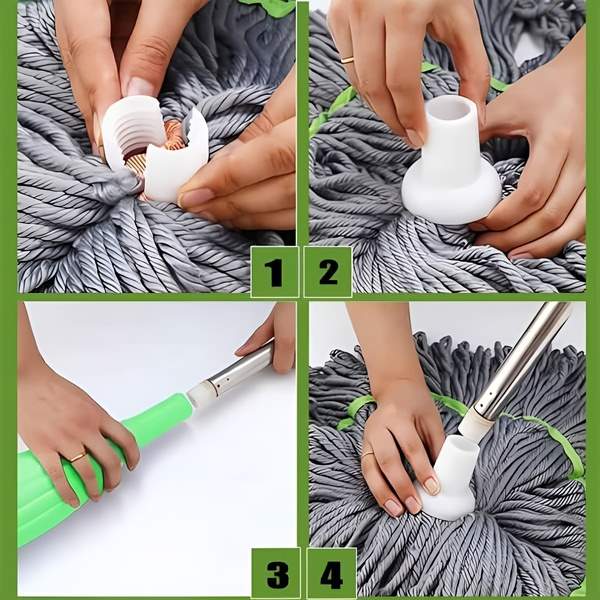 Balai à Franges Rotatif Auto-essorant