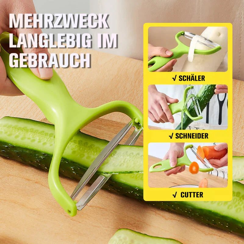 Eplucheur Large en Acier Inoxydable pour les Fruits et Légumes