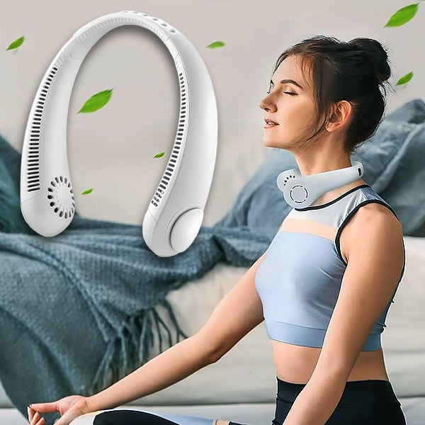 Un Ventilateur de Nuque Moderne et sans Fil