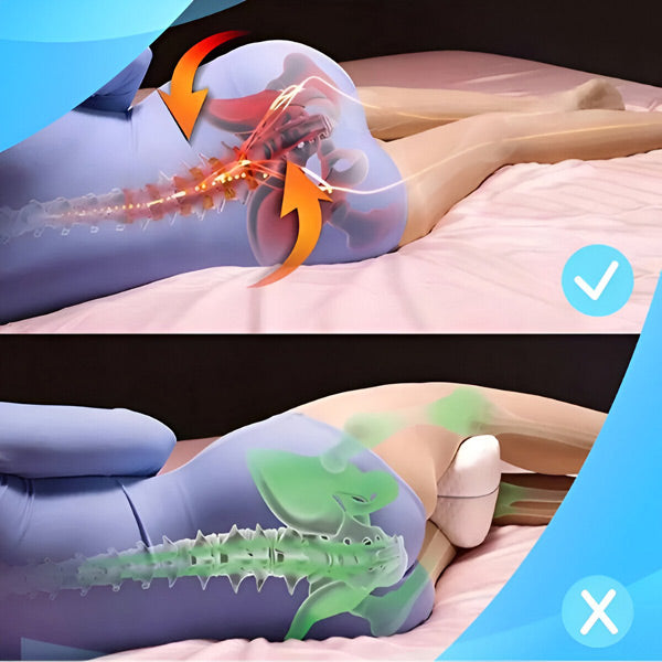 Oreiller Ergonomique pour Dormir sur le Côté, pour un Confort Optimal