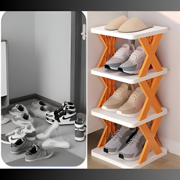Etagère à Chaussures Pratique avec 4 Couches