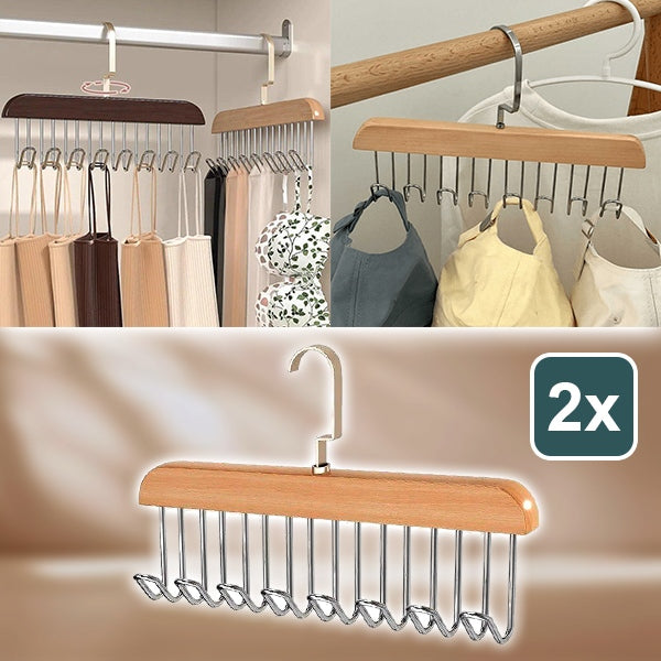 Cintres à Vêtements Multiples Antidérapants (2 Pcs)