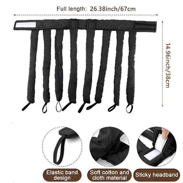 Bandeau sans Manches pour Cheveux Frisés