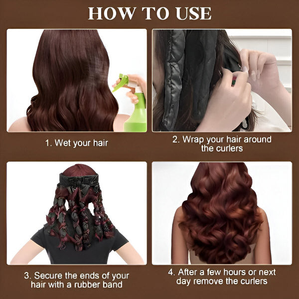Bandeau sans Manches pour Cheveux Frisés