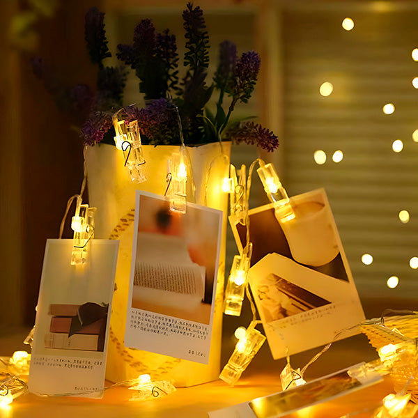 Chaîne Lumineuse Led avec Pinces