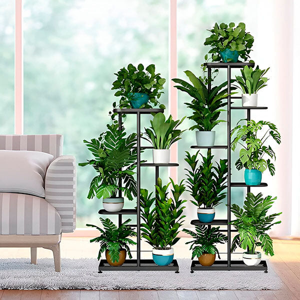 Porte-plantes Réglable en Hauteur (4 Étages)