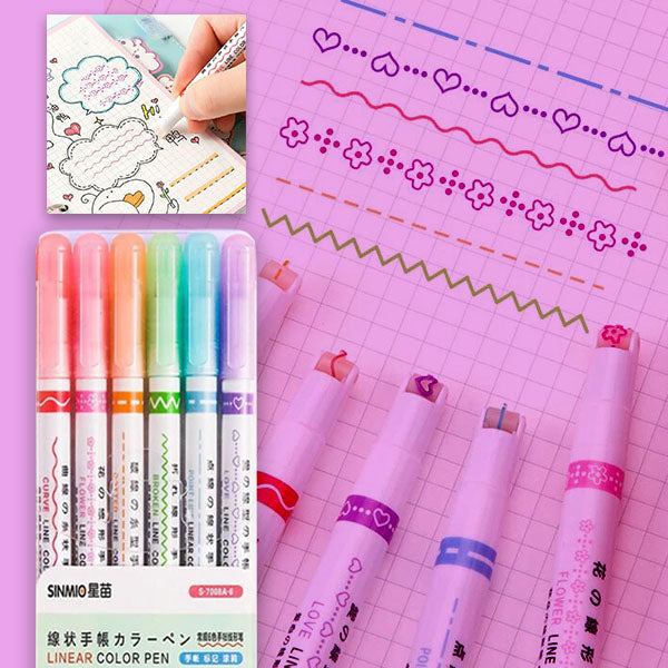 Marqueurs de Haute Qualité pour Artistes (6 Pcs)