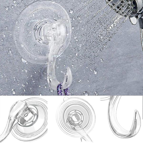 Supports Transparents à Ventouses (4 Pièces)