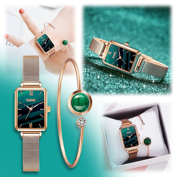 Ensemble Raffiné - Montre Femme & Bracelet