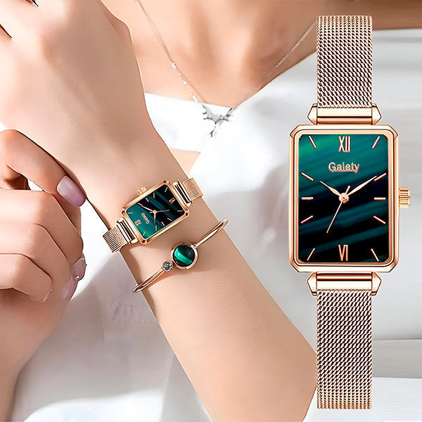Ensemble Raffiné - Montre Femme & Bracelet