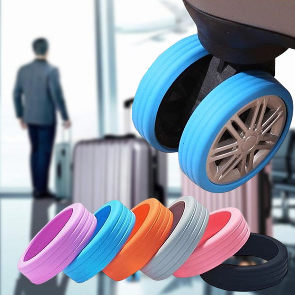 Capsules de Protection pour Roulettes de Valises (8 Pcs)