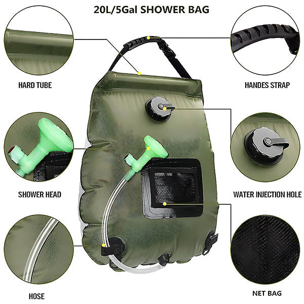 Douche mobile de plein air