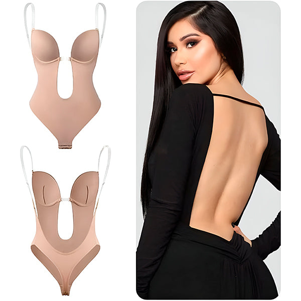 Body Ajusté avec Dos Ouvert