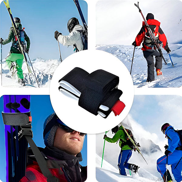 Sangle de Transport des Skis à Longueur Réglable