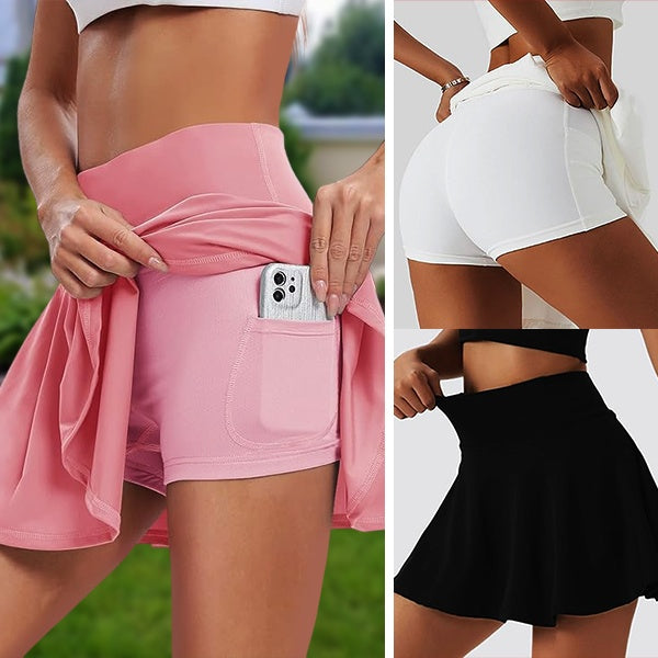 Une Jupe Sportive avec Pantalon Intégré