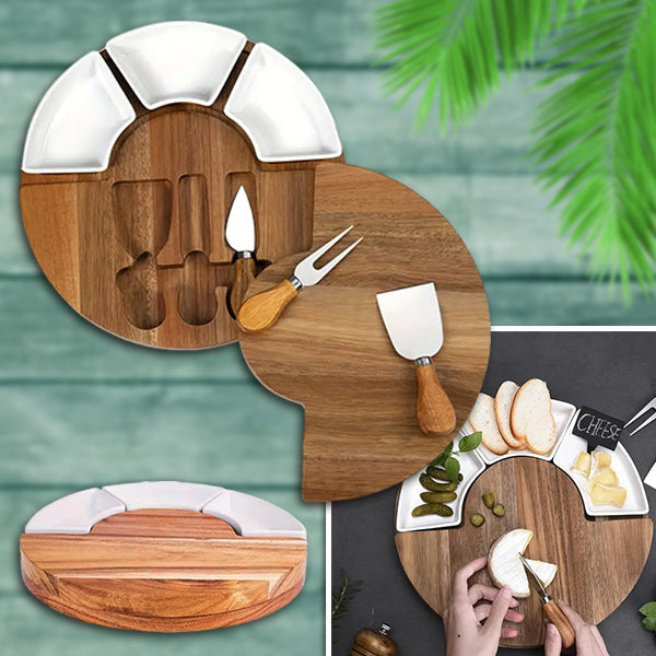 Plateau de Fromages Gourmet avec Accessoires