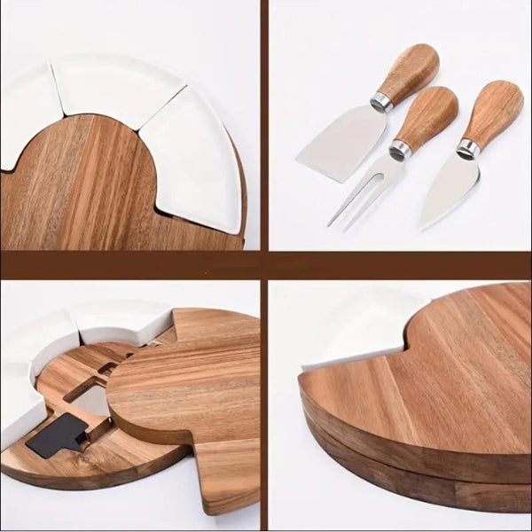 Plateau de Fromages Gourmet avec Accessoires