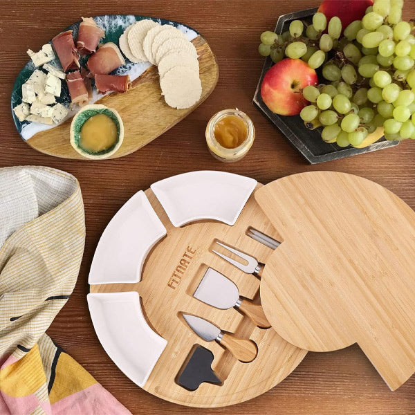 Plateau de Fromages Gourmet avec Accessoires