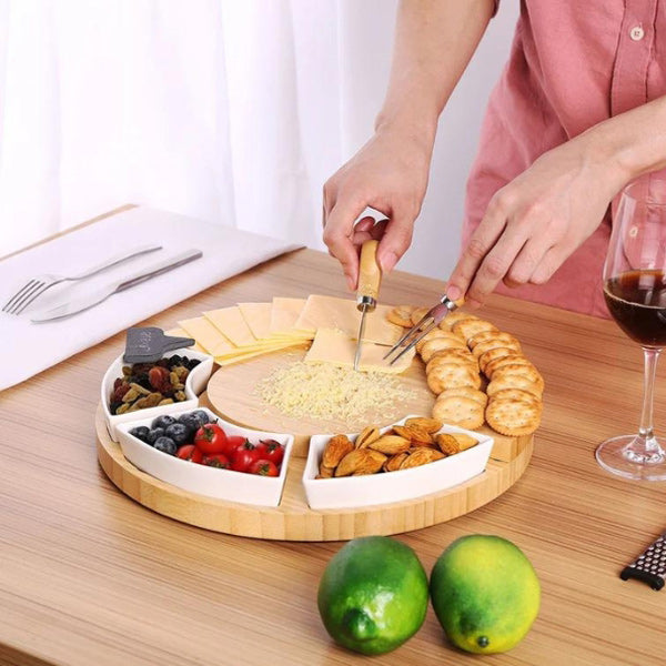 Plateau de Fromages Gourmet avec Accessoires