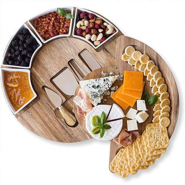 Plateau de Fromages Gourmet avec Accessoires