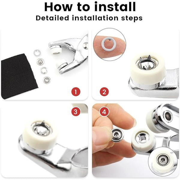 Ensemble D' Outils Professionnels pour Boutons - Pression