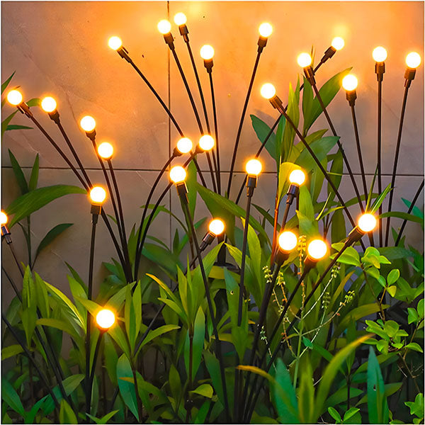 Lampes Solaires de Jardin avec 6 Ampoules