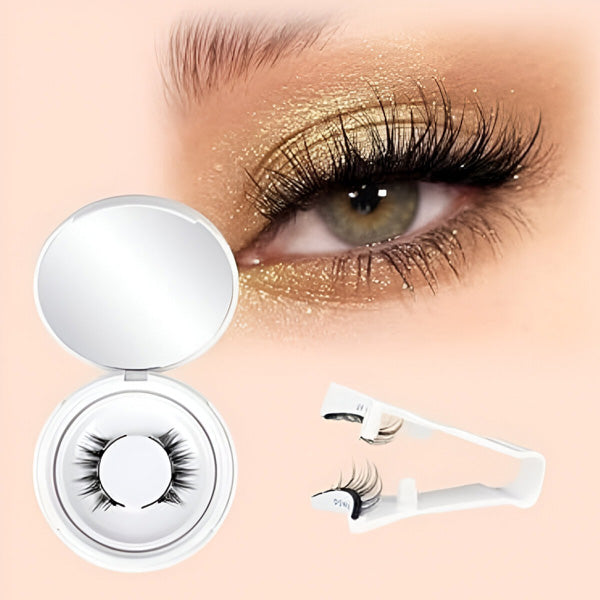 Eyeliner & Cils en un - Réutilisable (4 Pcs)