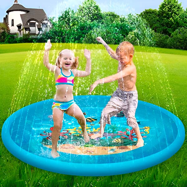 Natte de Jeux D' Eau avec Fonction D' Arrosage
