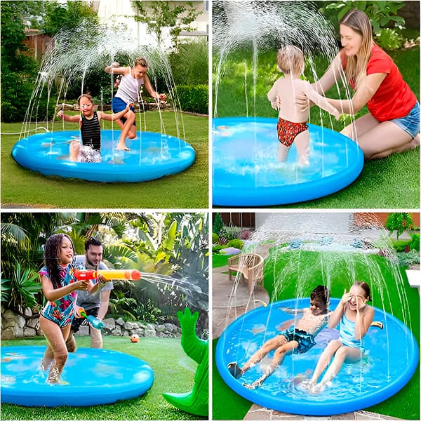 Natte de Jeux D' Eau avec Fonction D' Arrosage