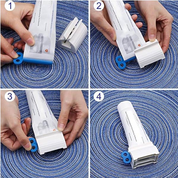 Ecraseur de Tubes pour Dentifrice & Cosmétiques (3 Pcs)