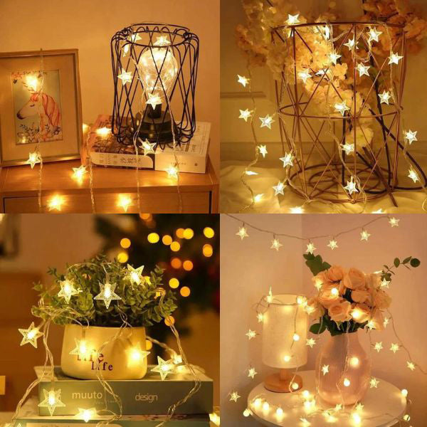 Chaîne de Lumière Led en Étoile