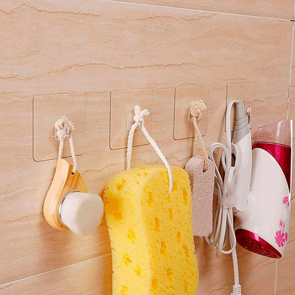 Crochets Adhésifs Réutilisables avec une Forte Tenue