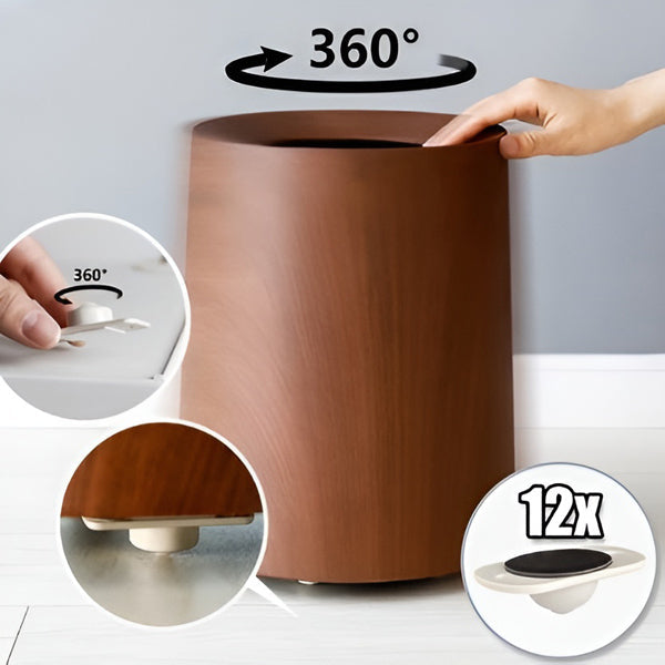 Roulettes Autoadhésives à 360 ° (12 Pcs)