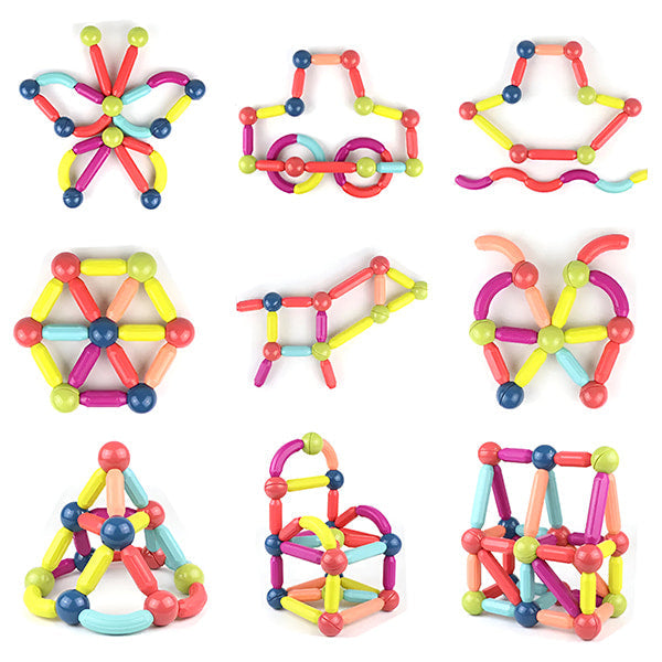 Jouets Éducatifs Blocs de Construction Magnétiques (42 Pcs)