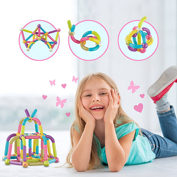 Jouets Éducatifs Blocs de Construction Magnétiques (42 Pcs)