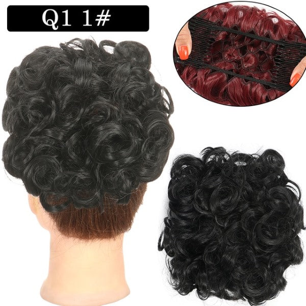 Pièce de Cheveux en Forme de Chignon pour des Coiffures Élégantes