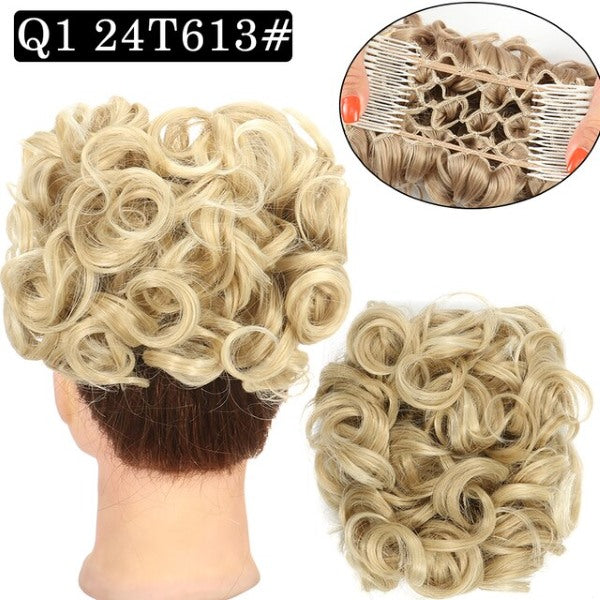 Pièce de Cheveux en Forme de Chignon pour des Coiffures Élégantes