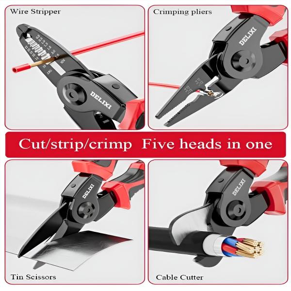 Set D' Outils Compact 5 en 1 pour le Quotidien et L' Extérieur