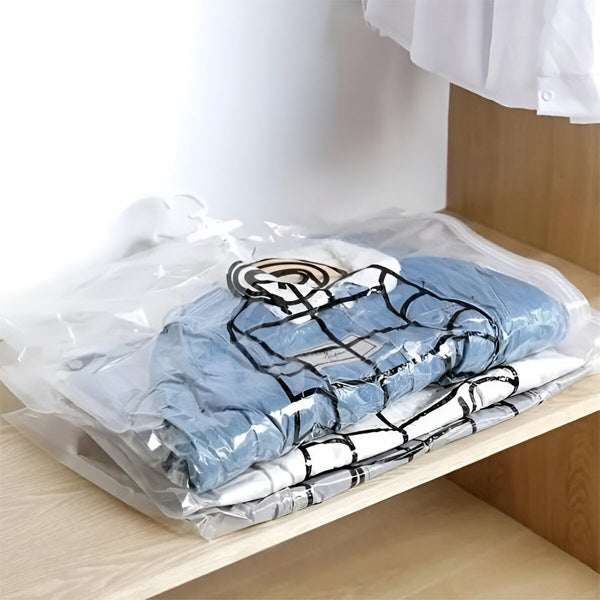 Sacs de Rangement sous Vide à Suspendre (4 Pcs)