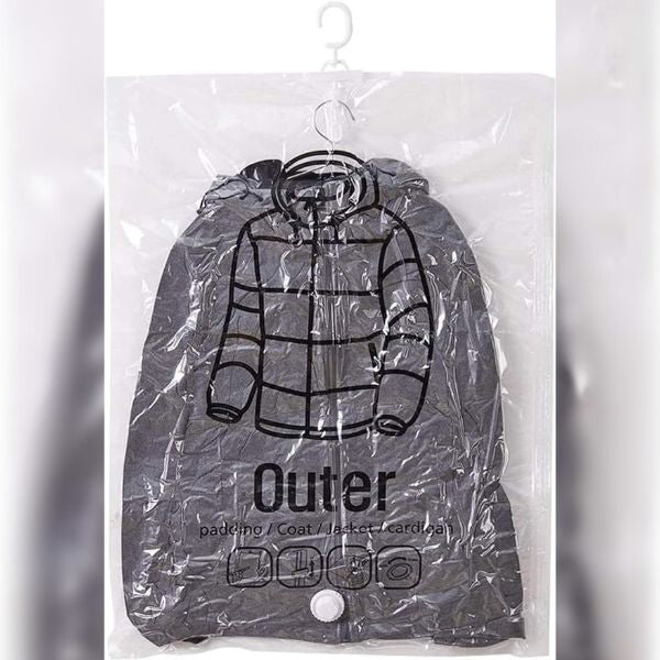 Sacs de Rangement sous Vide à Suspendre (4 Pcs)