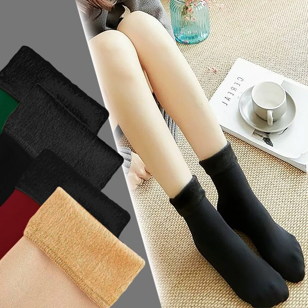 Chaussettes Thermiques Douillettes en Velours (8pcs)