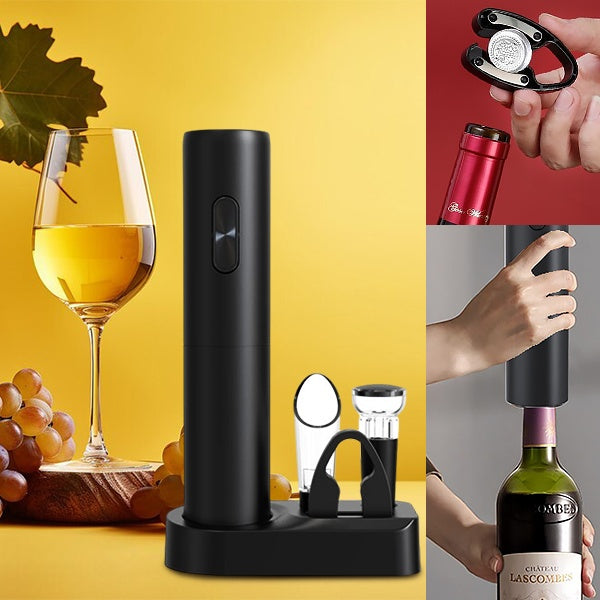Ouvreur de Bouteille Électrique avec Accessoires
