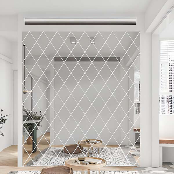 Miroir 3d Moderne en Forme de Diamant (3 Pcs)