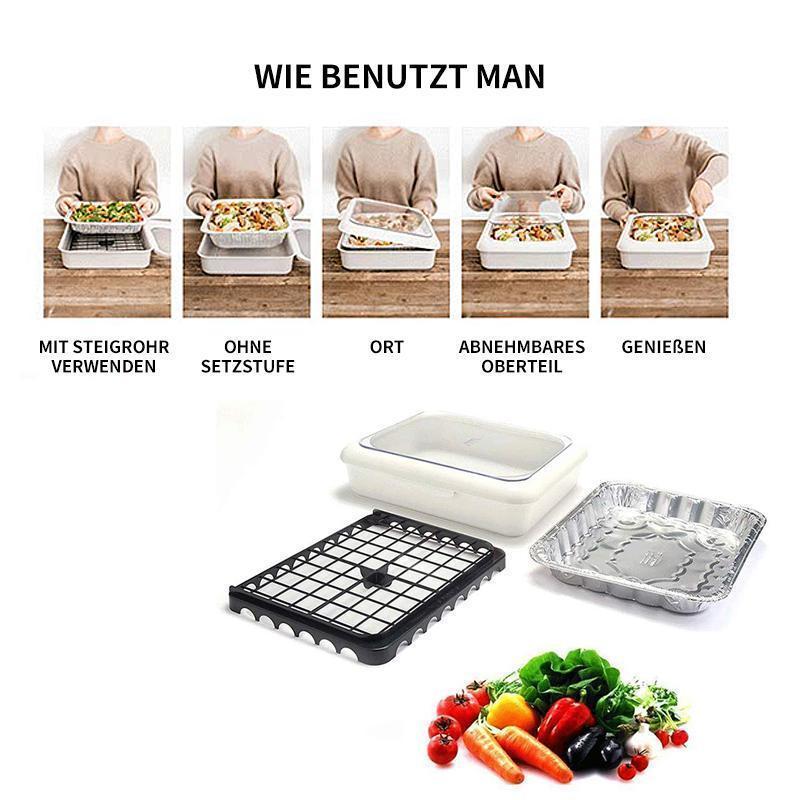 Boîte à Provisions Réutilisable avec Barquette en Aluminium