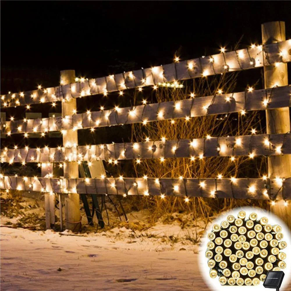 Chaîne de Lumière Led Solaire