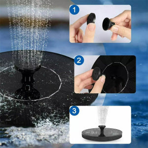 Fontaine D' Eau Alimentée par L' Énergie Solaire