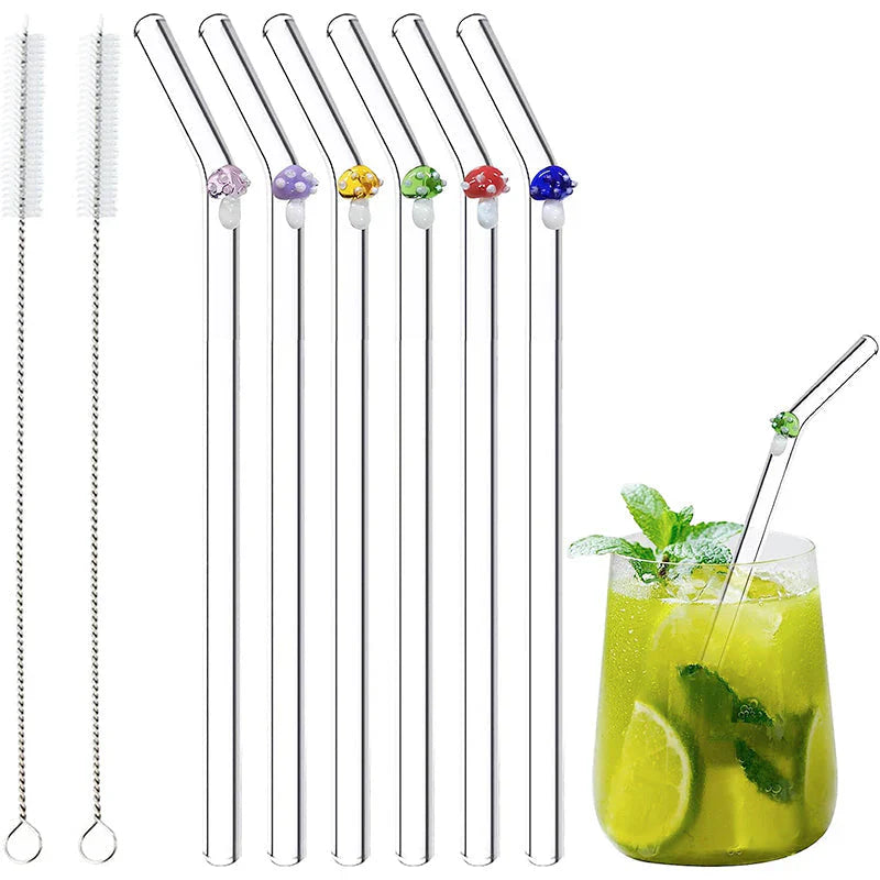 Kit de Pailles en Verre Réutilisables